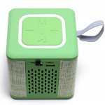 Wholesale Cube Style Portable Wireless Bluetooth Speaker S1016 (Green)